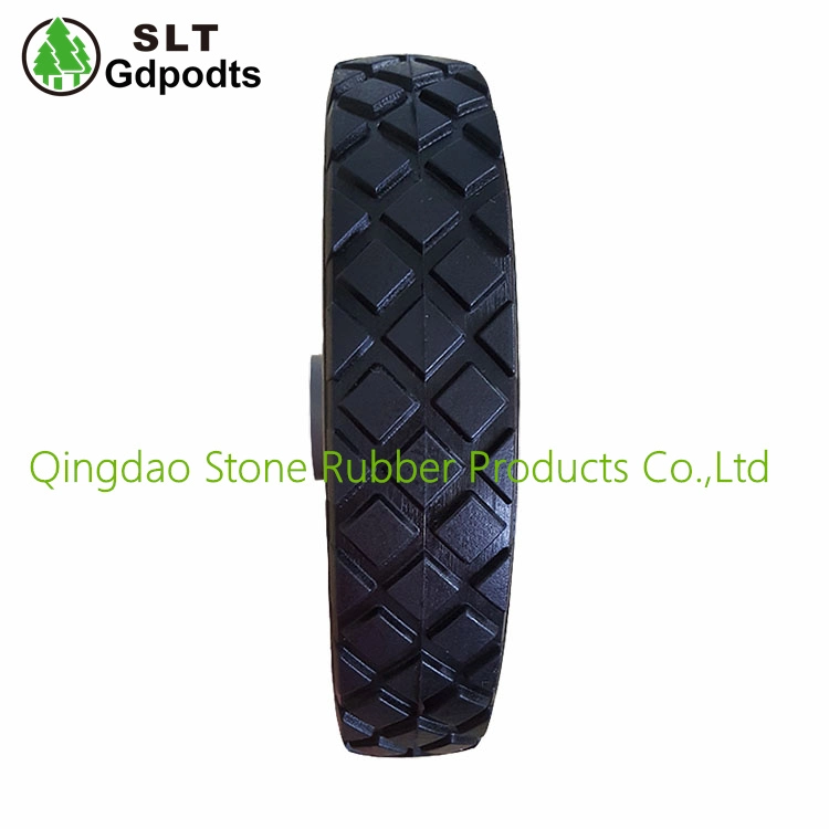 7 Inch Solid Polyurethane Foam Tire for Camping Cart