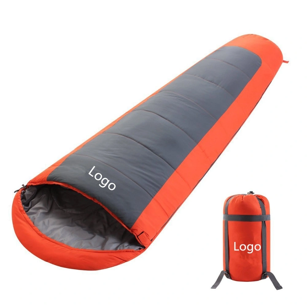 Synthetic Fibre Adults Sleeping Bag with Neck and Zip Baffle