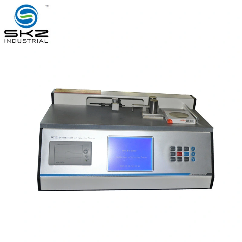 Skz1011 Plastic Film Packaging ISO8295 Astmd1894 Tappit816 Coefficient of Sliding Friction Cof Testing Machine Device