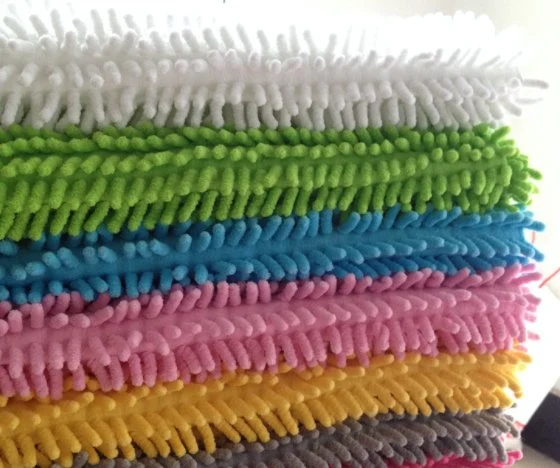 Microfiber Chenille Fabric for Mop Pad Carpet Sofa Cushion Window Cushion