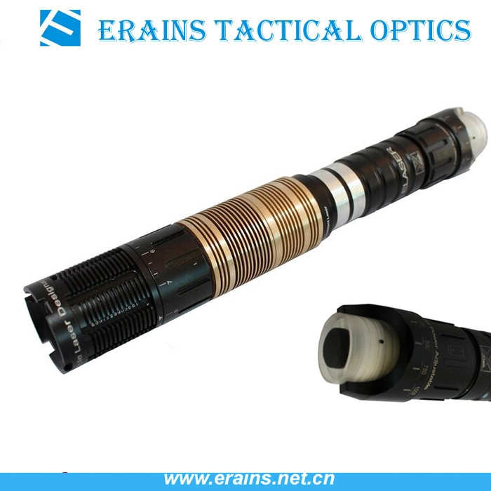 Erains TAC Optics Adjustable300MW estilo militar de largo alcance de alta potencia Linterna de iluminación de diseño láser verde táctico