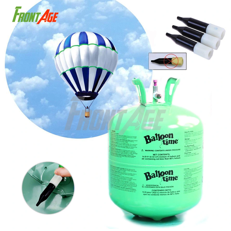 Disposable Helium Cylinder Kit for 9-Inch Latex Balloons