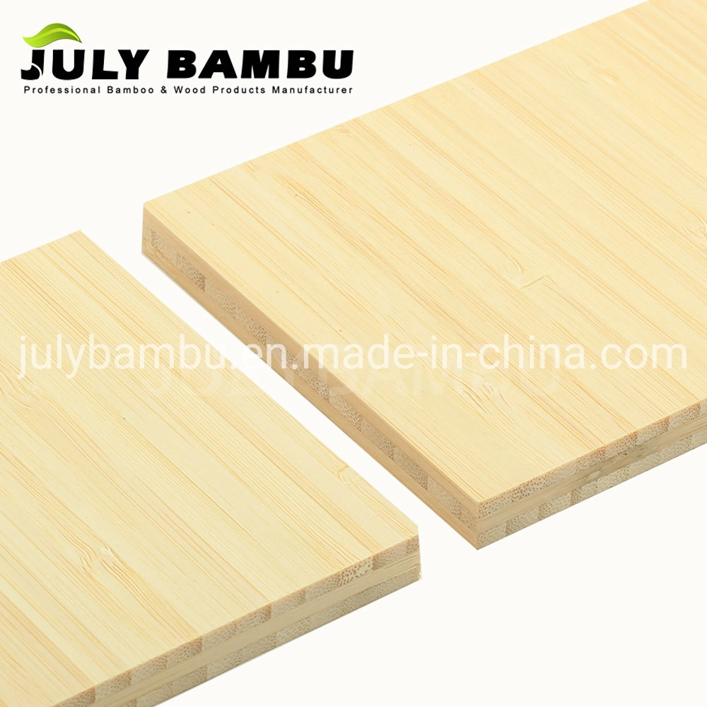 9mm Natural Vertical Corss Lamianted Bamboo Wood Planks Use for Indoor Furniture