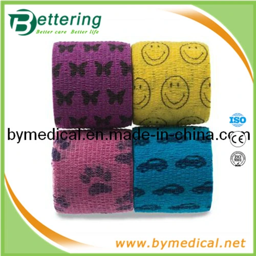 Medical Individual Packed Non Woven Self Adhesive Bandage