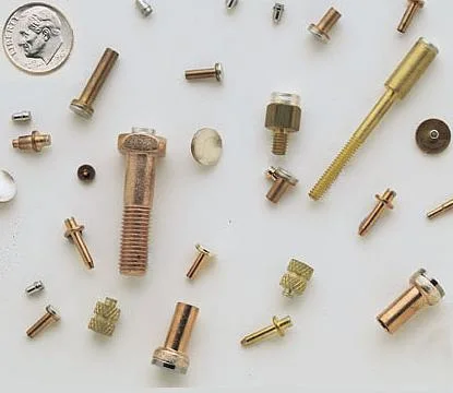 Brazed Composite Rivet Electrical Contacts OEM