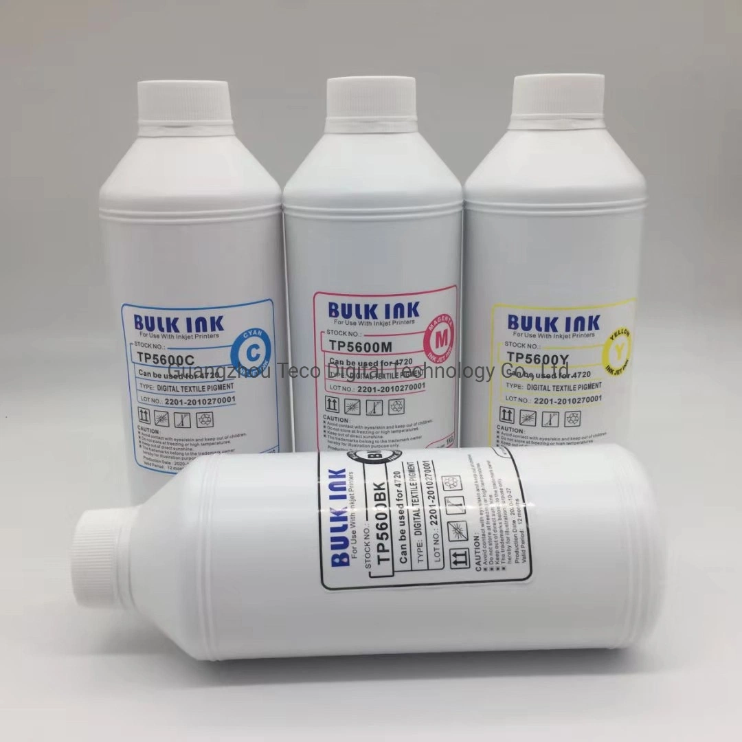 Inkjet Printer Bulk Ink White Ink Digital Textile Pigment