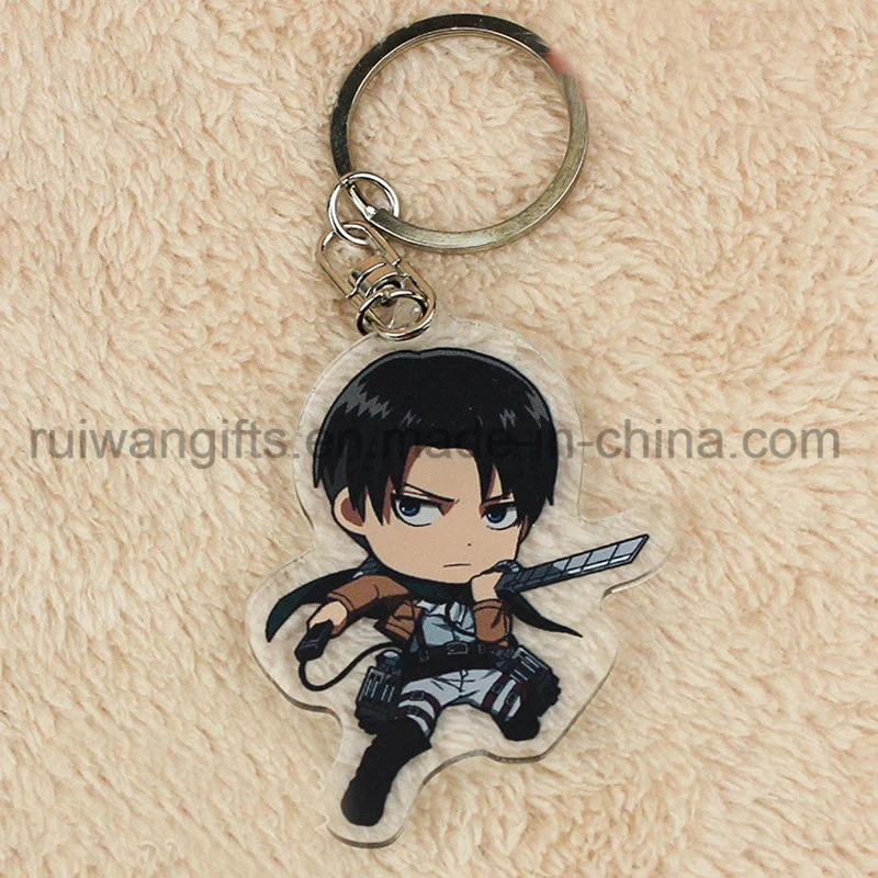 Anime Acrylic Plastic Keychain with Design Custom Made