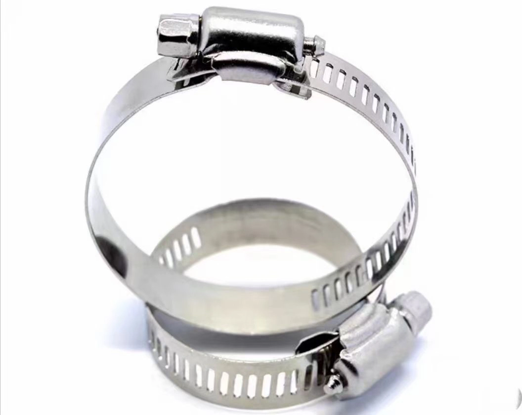 Size 8mm-500mm, ISO GB DIN ANSI JIS Non-Standard, Adjustable Hydraulic Stainless Steel Heavy Duty Double Wire Hose Clamp