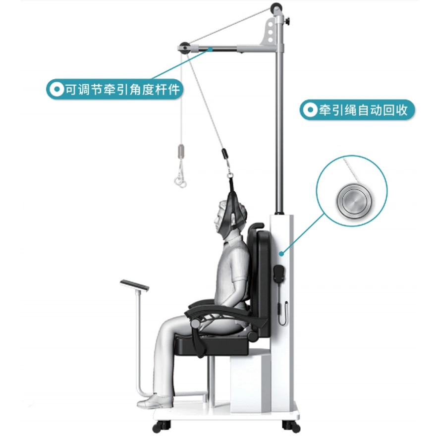 Zd-Qy-I Factory Price Cervical Lumbar Traction Bed Computer Multi-Functional Lumbar Traction System