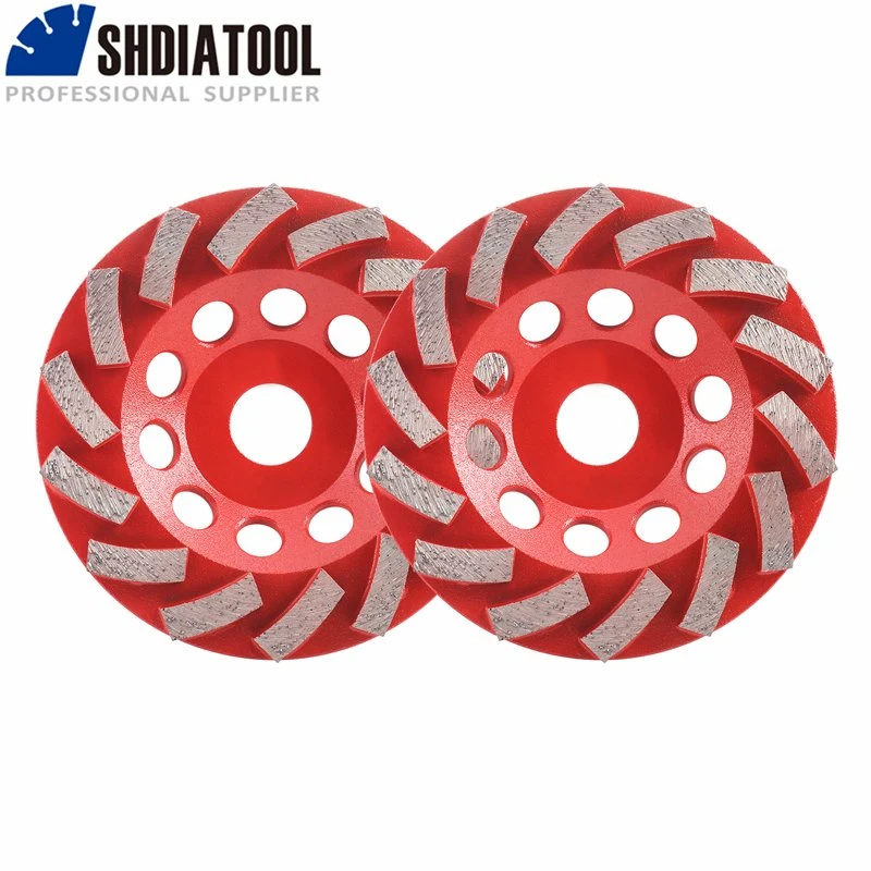 Diameter 125mm M14 Welded Diamond Segmented Turbo Grinding Cup Wheel