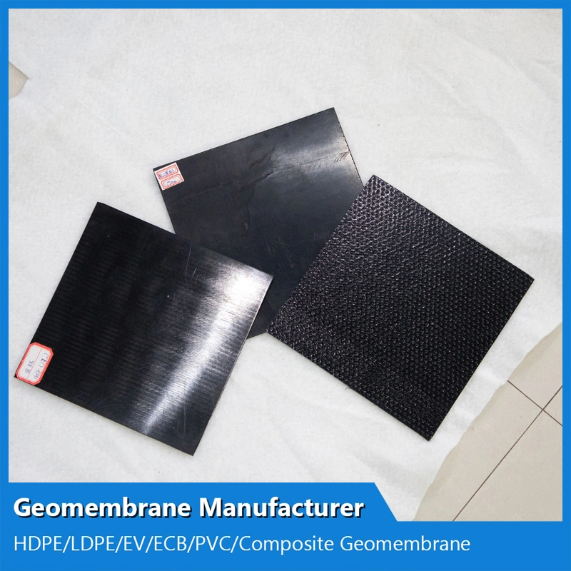 China HDPE Geomembrane Hersteller für Landwirtschaft / Reservoir / Trinkwasser Pool / Lagerung Teich / Abfallrückstände Bestrahlungsfeld/Versickerung des Bewässerungssystems