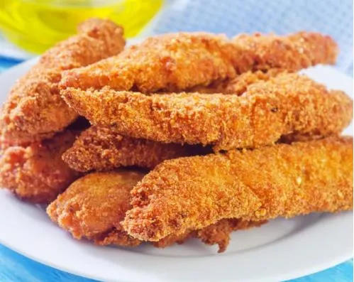 Gebratene Chicken Fingers Natürliches Aroma