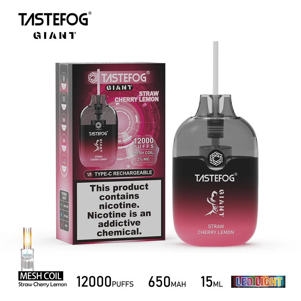 15ml E Flüssige elektronische Zigarette Tastefog Giant 12000 Puffs Pen Großhandel Einweg-Vape Pods