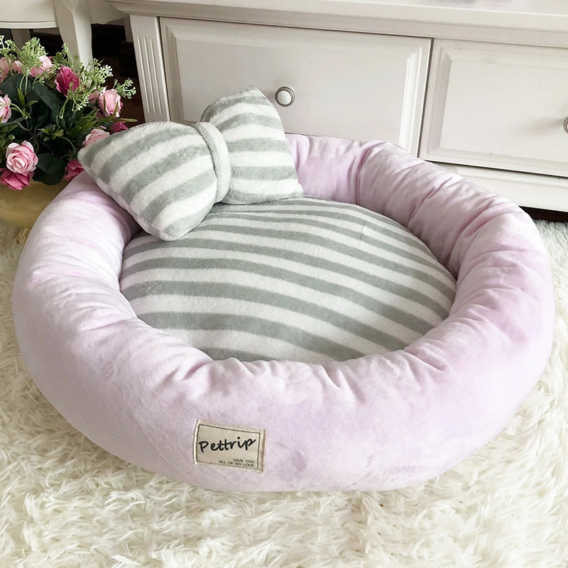 Cama cama gato perro calmante Faux Fur confortable cama de la mascota de peluche Self-Warming Cuddler para grandes perros pequeños y medianos de los gatos