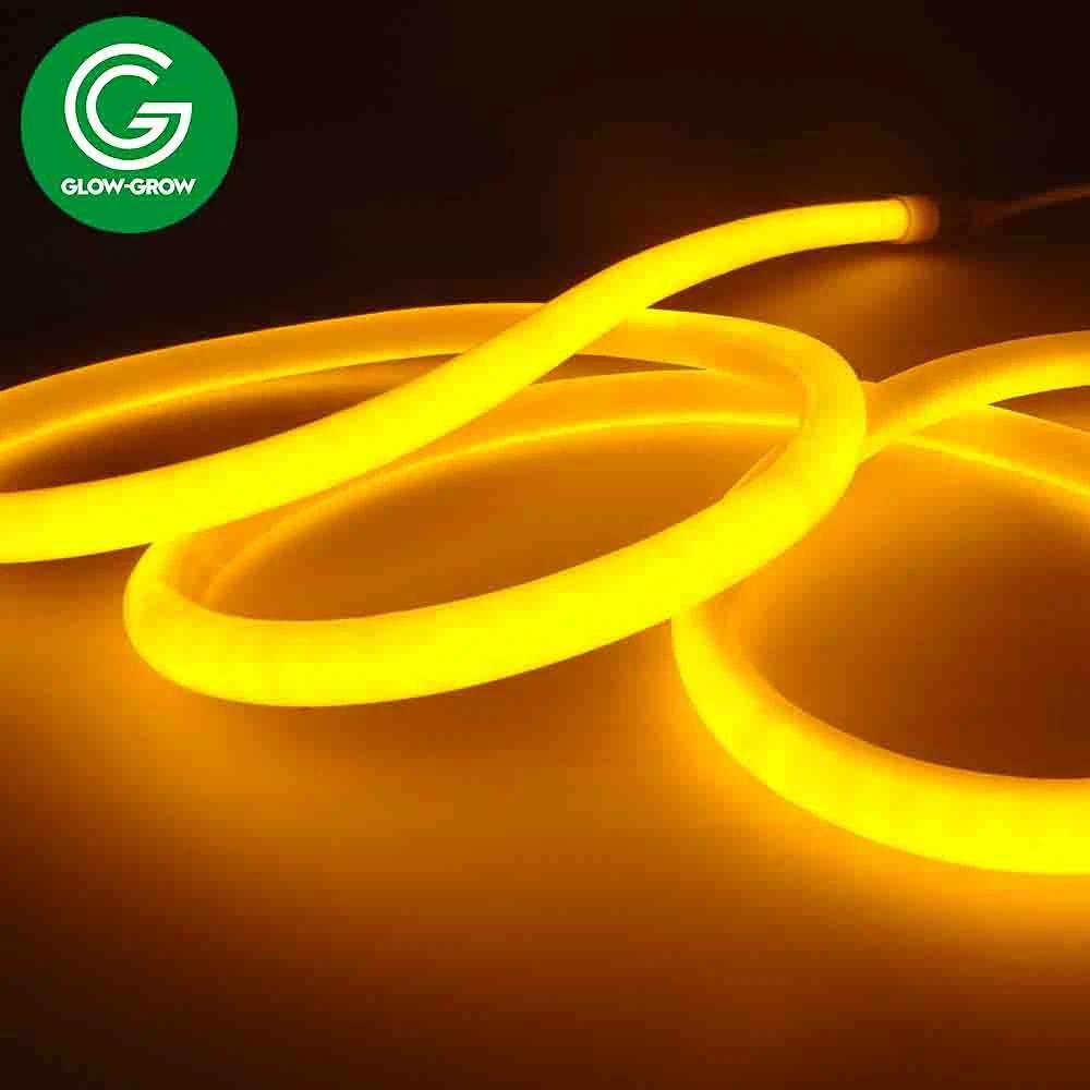 ETL UL Warm White IP65 360 Degree Beam Angle Dia 16mm Flexible LED Neon Tube Light for Indoor Outdoor Commercial Landscape Street Decoration