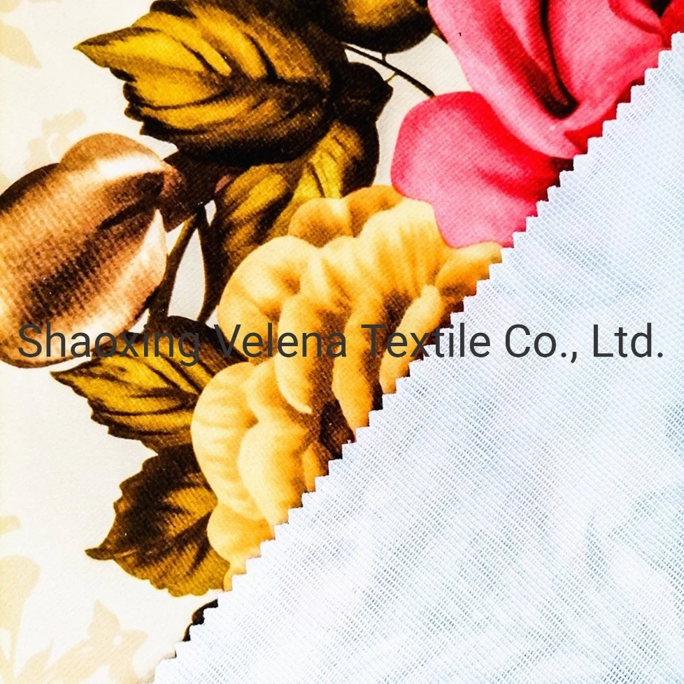 China Manufacturer Direct Supplier Polyester Velvet Print with Tc Back Textile Upholstery Furniture Fabric