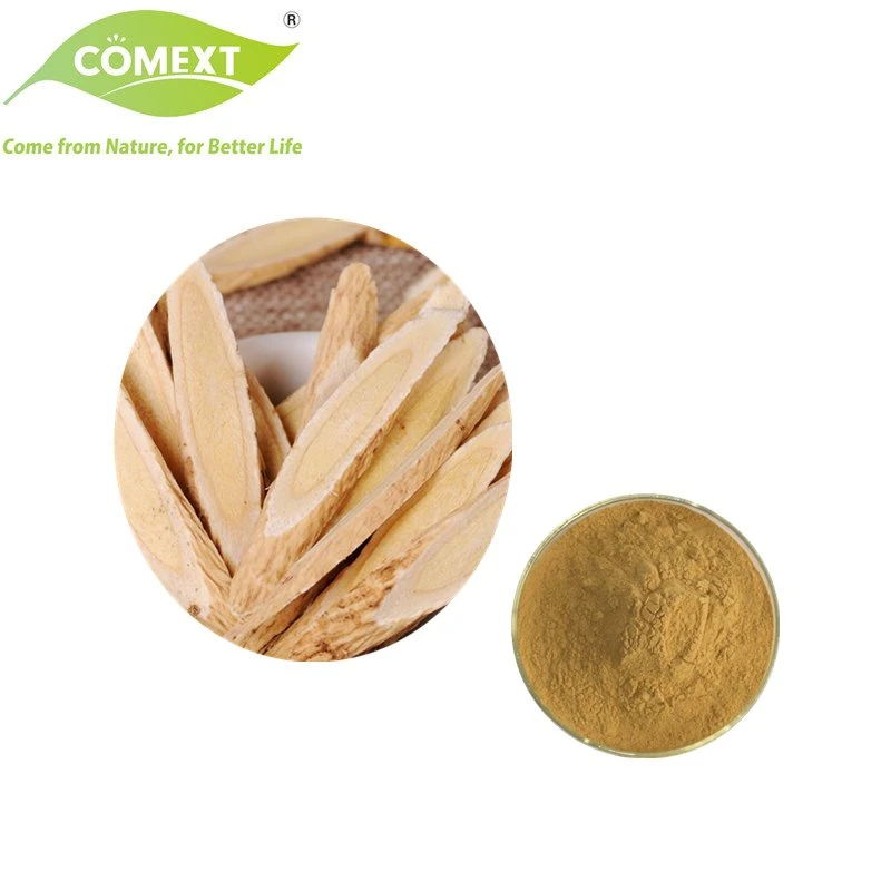 Comext Alta Qualidade Astragalus Natural extrato de raiz Astragalus Polysacharin em pó 99% Intermédia Farmacêutica Astragalus Polysacharin em pó