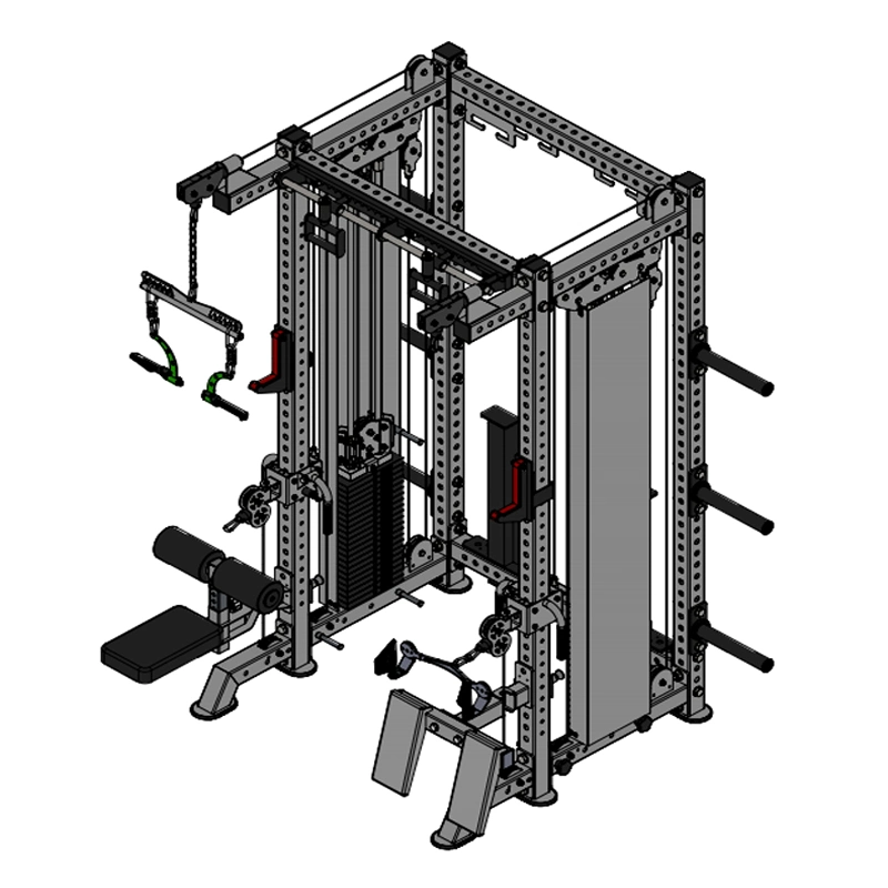 Factory Wholesale/Supplier New Design Exercise Lat Pull Row with Adjustable Pulley System up and Down