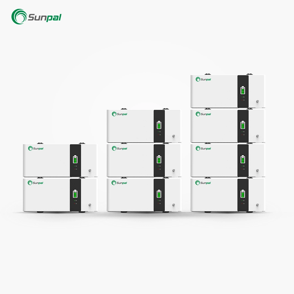 Smart Sunpal Protecção BMS 48V ARMAZENAMENTO DE ENERGIA BATERIA 100Ah 200Ah 300AH pilhas solares Home Use