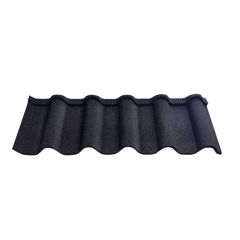 Wave Aluminum Metal Roofing Clay Tile Classic Tile 0.4 Red Color Stone Coated Roof Tile