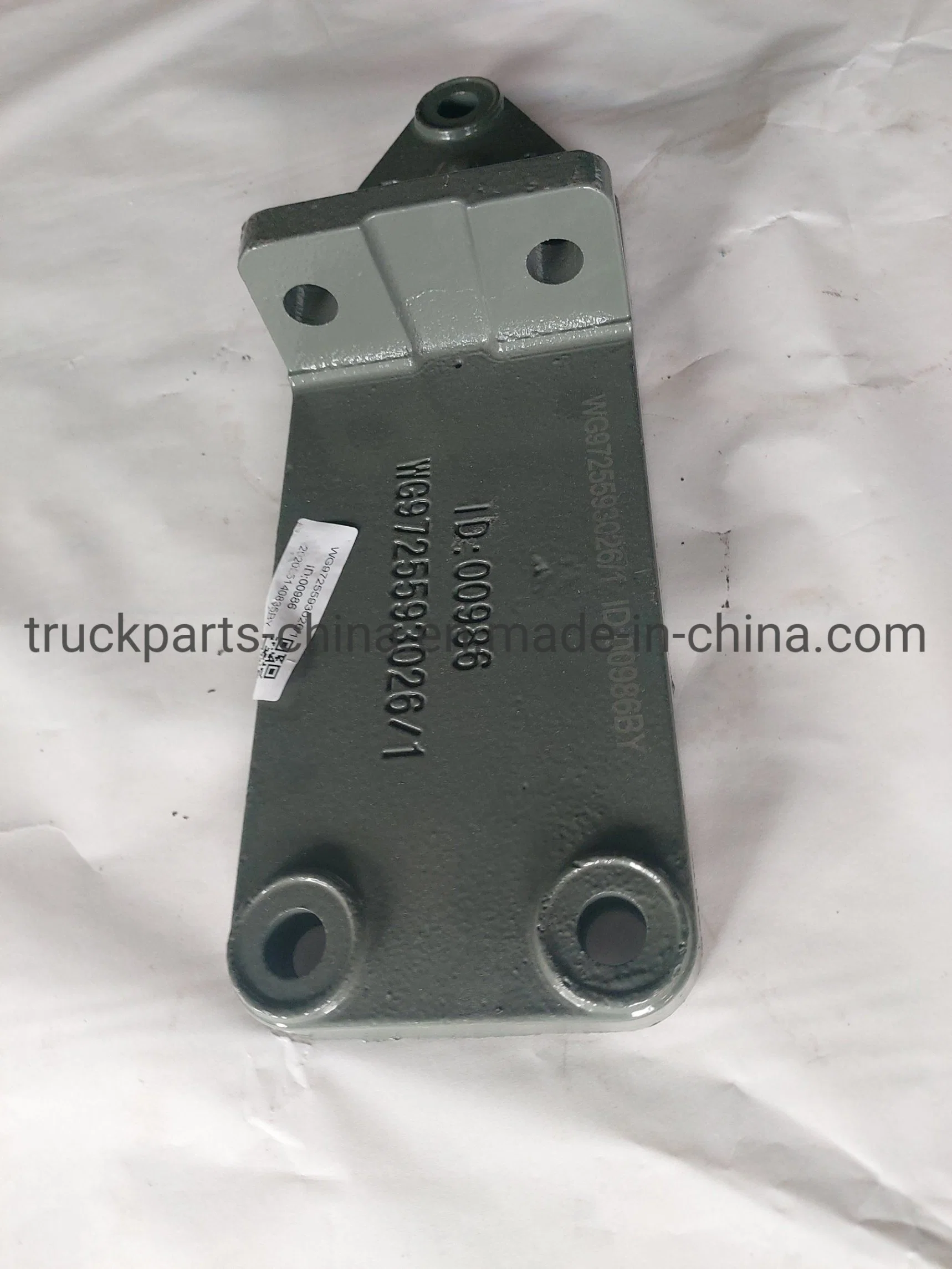 Sinotruk HOWO Truck Parts Engine Support Rear Engine Bracket Wg9725593016 Wg9725593026