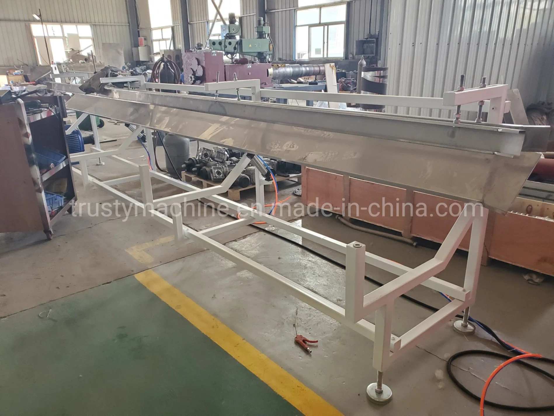 PVC WPC Window and Door Profile Production Extrusion Line Making Make Machine Equipment