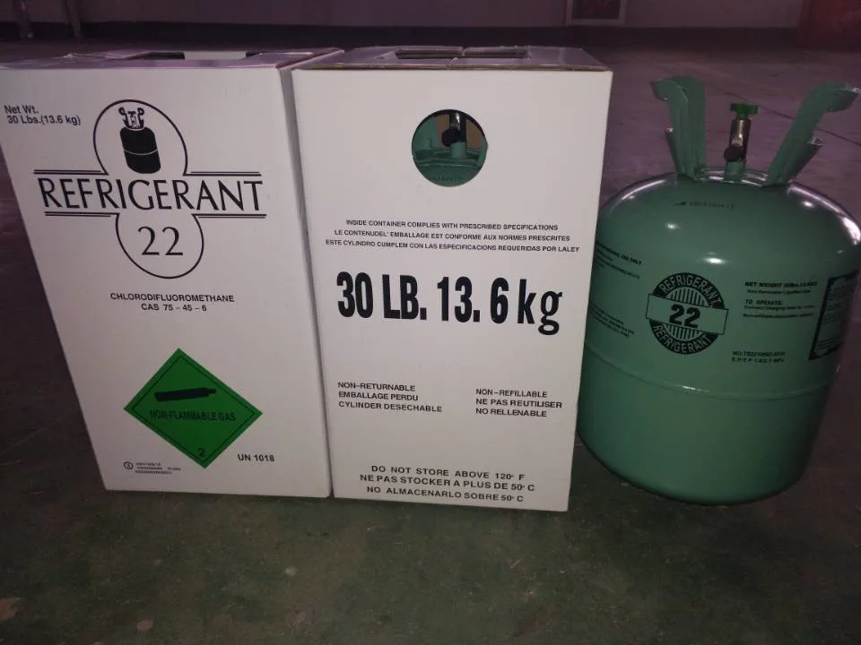 13.6kg/30lb Refrigerant Gas R410A/R404A/R134A/ R22 Cheap Price