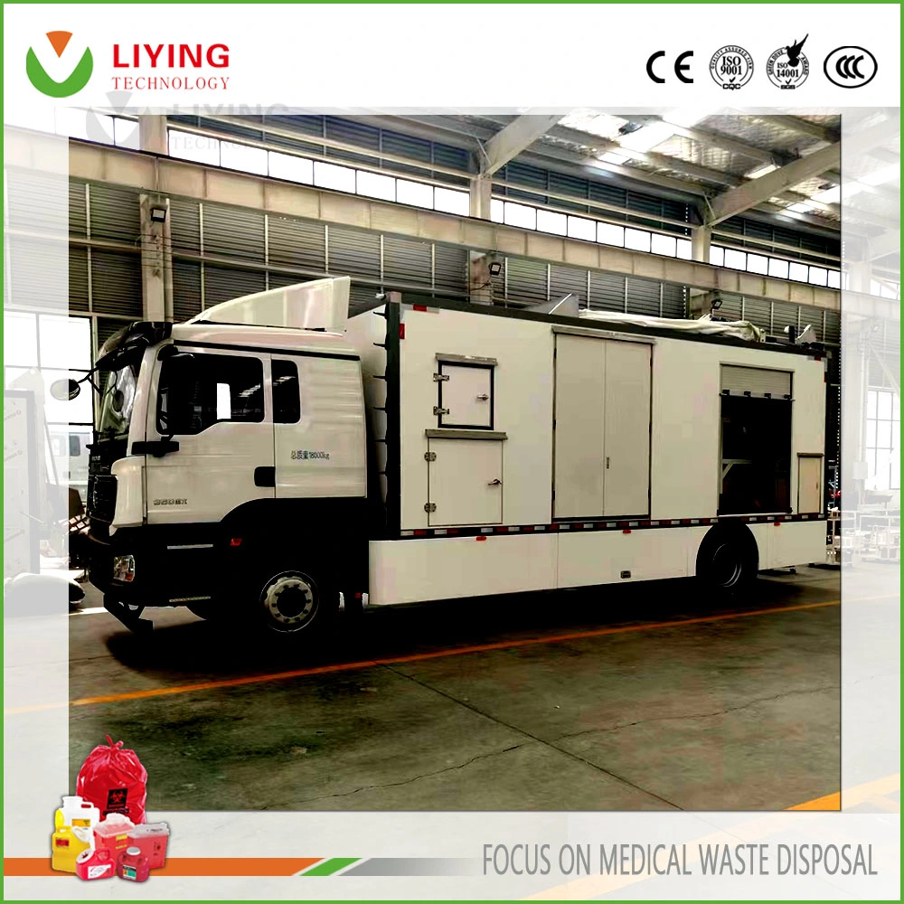 Medical Waste Microwave Environmental Protection Treatment Vehicle Equipment