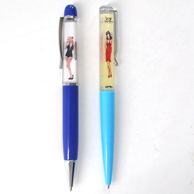 Custom Logo 3D Oil Floating Gifts Pen High quality/High cost performance Ball Point Pen Advertising Promotion Pen