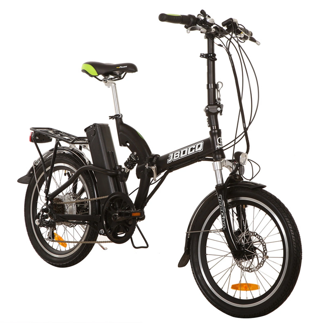 CE En15194 Jobo JB-Tdn05z bicicleta eléctrica con suspensión completa plegable 20"