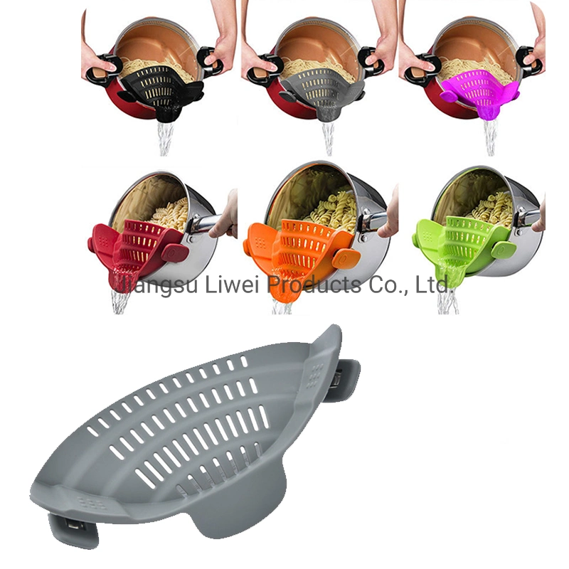 Durable, Top Quality Pot Strainer Pasta Strainer for Pots Pans and Bowls