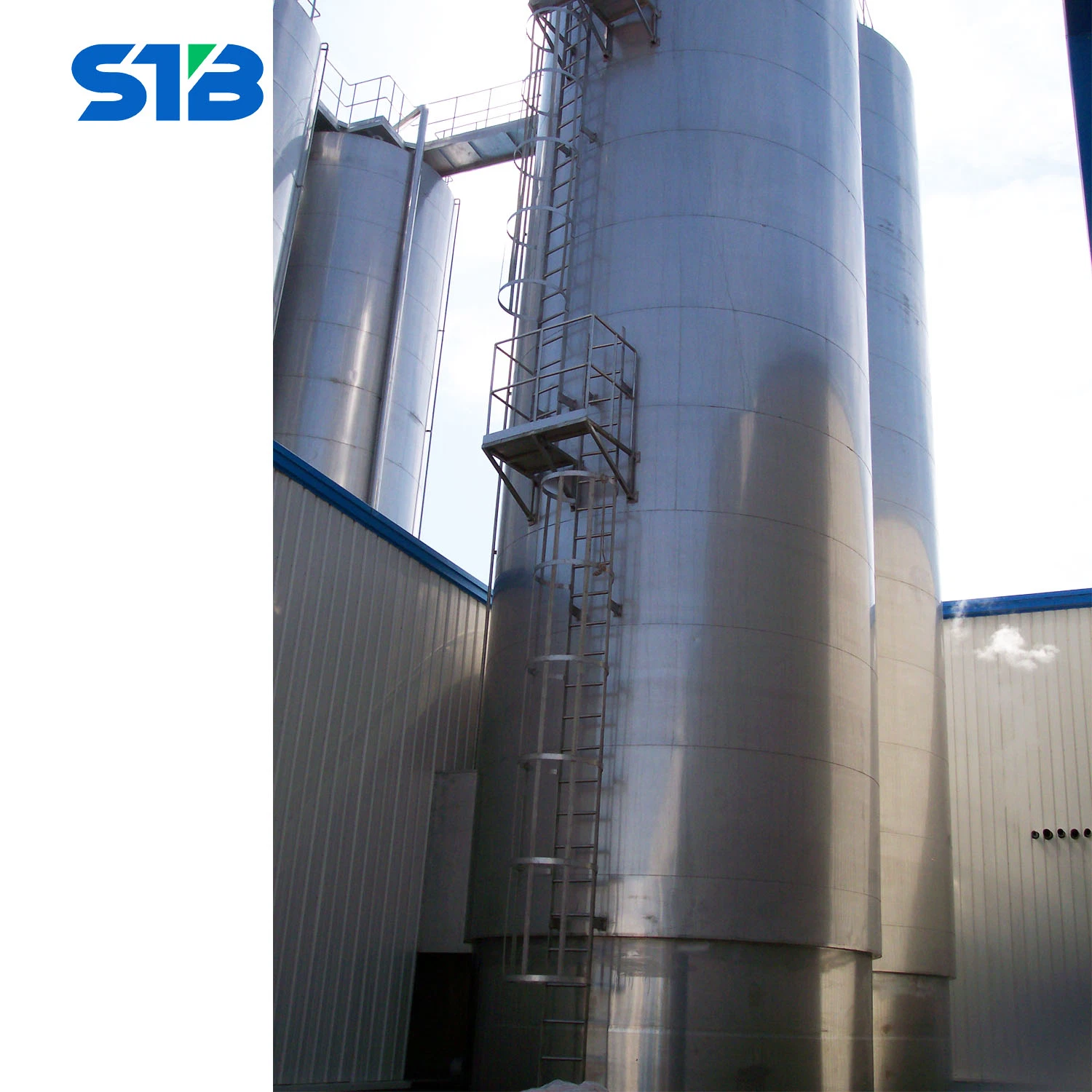 Stainless Steel Milk Silo with Insulation Layer