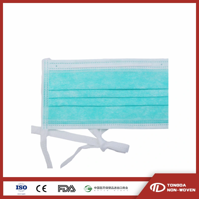 Hot Sale ASTM 3ply Non Sterile Non Woven Disposable Medical Protective Face Mask