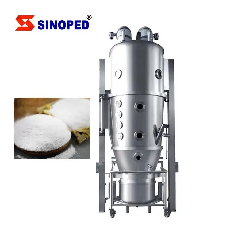 Automatic Fluidized Bed Dryer Fluid Granulator for Pharmaceutical Chemical Foodstuff