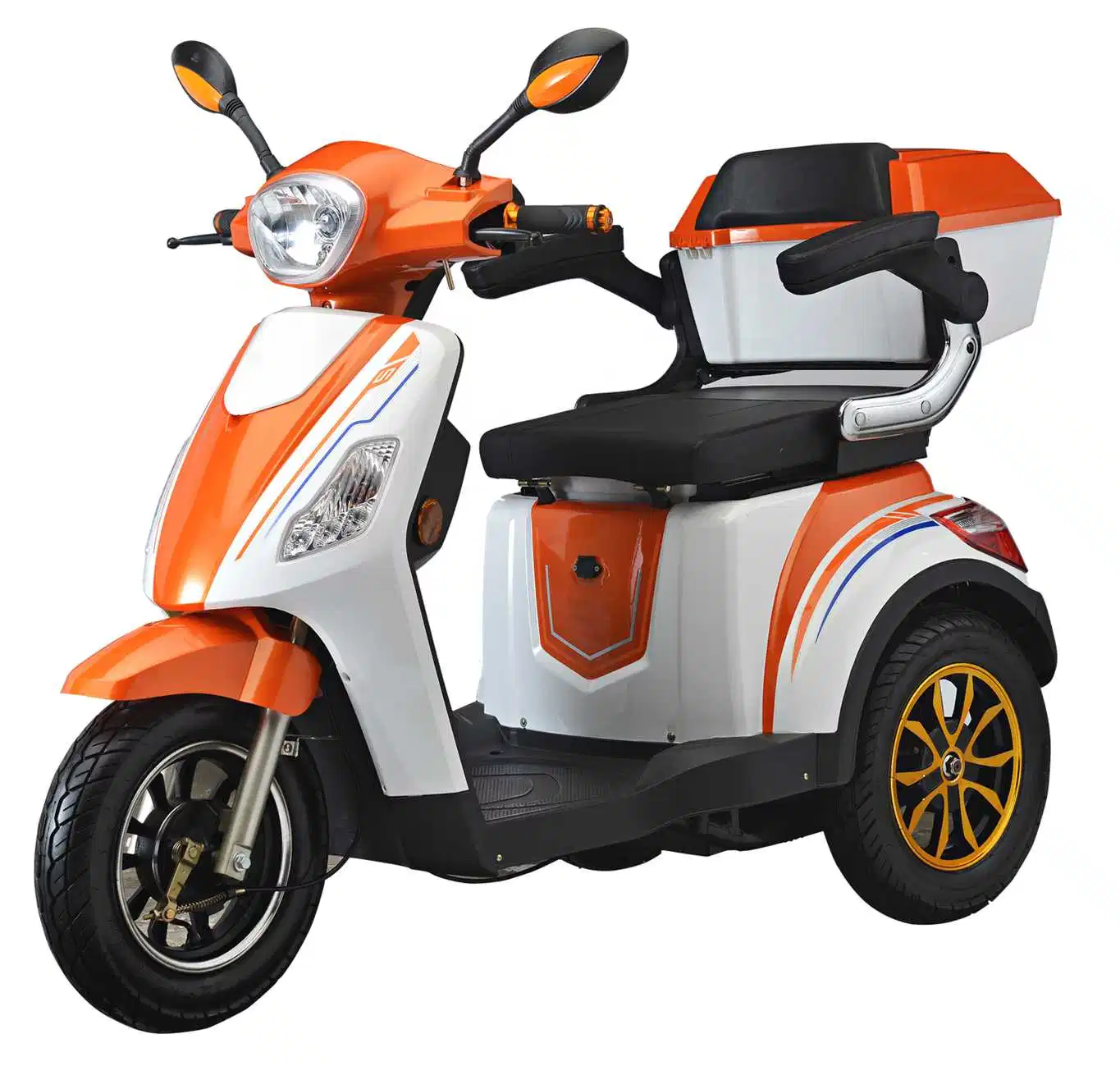 Scooter de mobilité électrique à trois roues avec moteur à double réduction