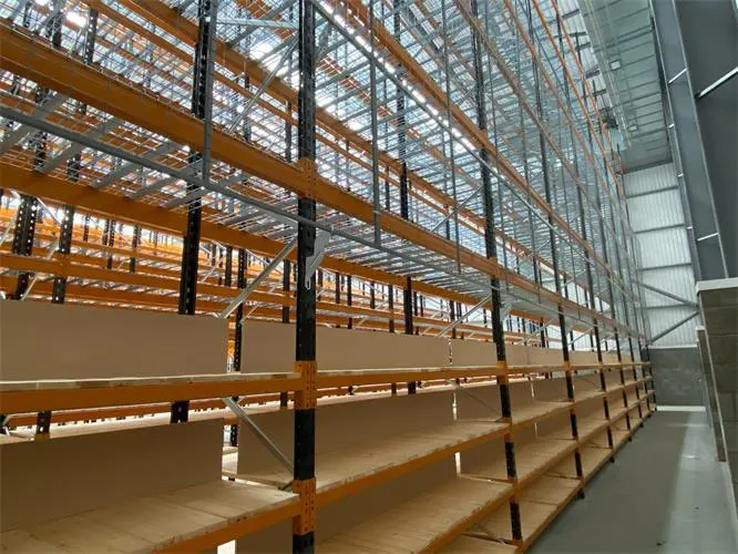 CE and ISO Certificate Blue and Orange Warehouse Metal Storage Heavy Duty Pallet Racking Shelving Equipment Systems