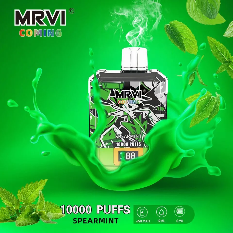 Mayorista/Proveedor 10000 Puffs con pantalla desechable VAPE Box E Cigarrillo con control de flujo de aire malla bobina original Randm Tornado recargable Batería