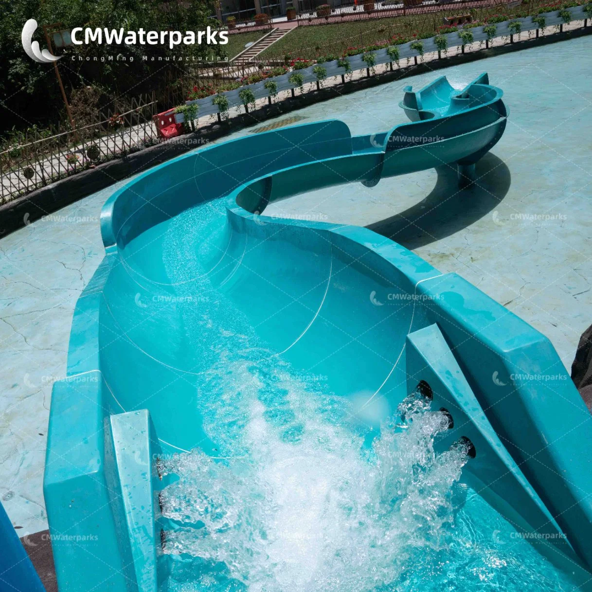 Factory Hot Sale Water Park Equipment Fiberglass Water Slide Amusement Park Equipment