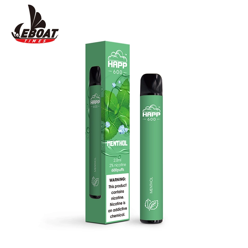 Venda por grosso Vape descartáveis Pen 600borlas para estilo de traço e cigarros Starter Kits