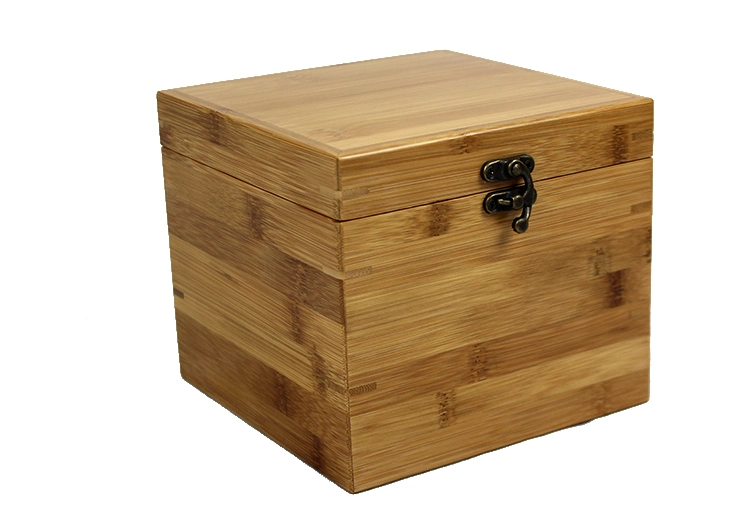 Square Craft Custom Packaging Wooden Box