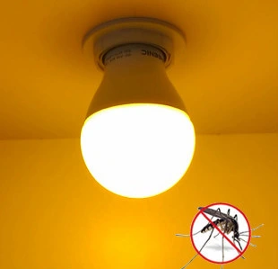 E27 9W Yellow Light Mosquito Repellent LED Bulb Light