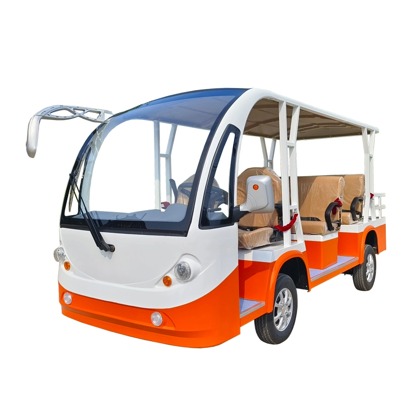 Véhicule électrique utilitaire 8 personnes homologué ce pour voitures classiques Couleur orange