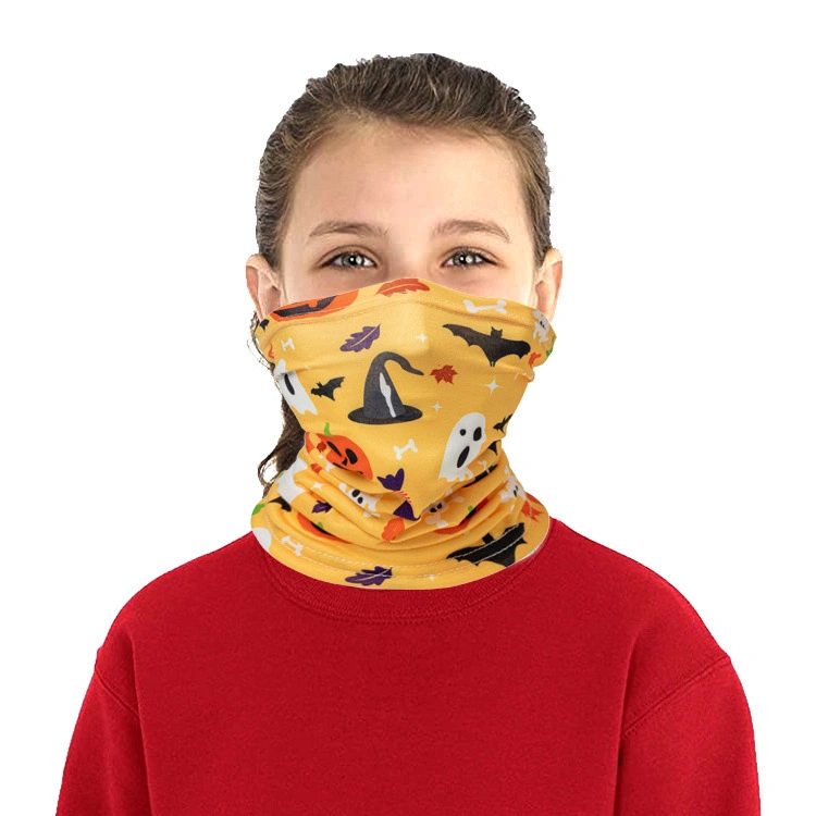 Halloween Baumwolle Sun-Proof Kinder Hals Gaiter Ausschnitt Schal