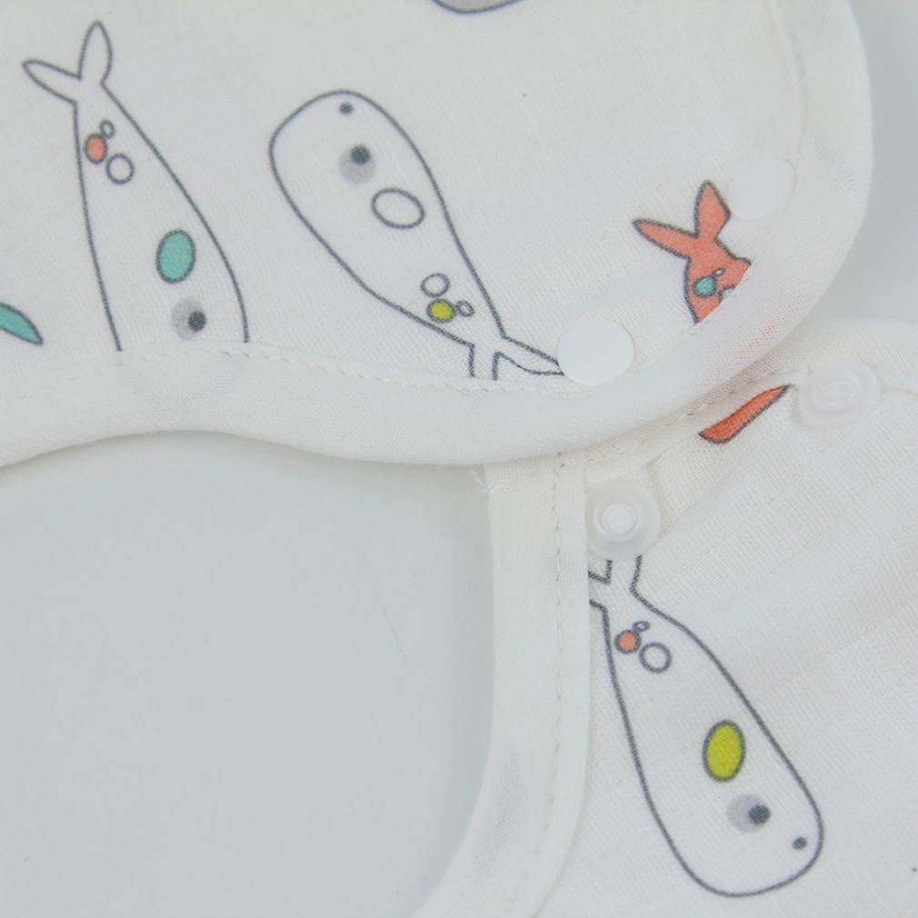 Sublimation Polyester Blank White Baby Bibs Custom DIY