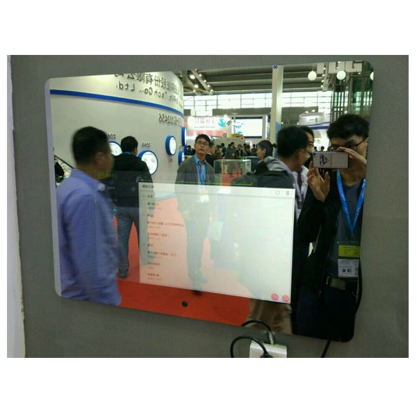 Cheap Touch Screen Wall Mounted LCD Mirror Advertising Display