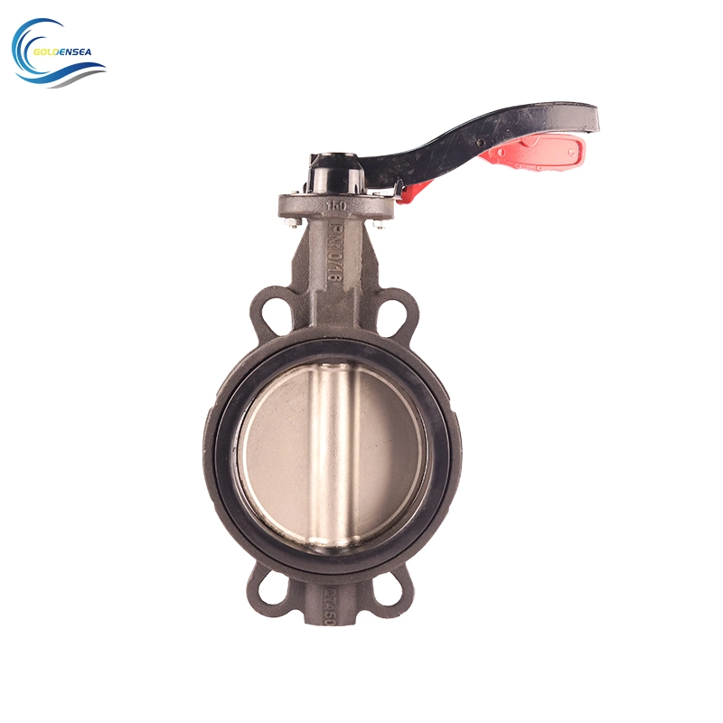 High Performance Wafer Butterfly Valve PTFE Encapsulated Disc Split Body