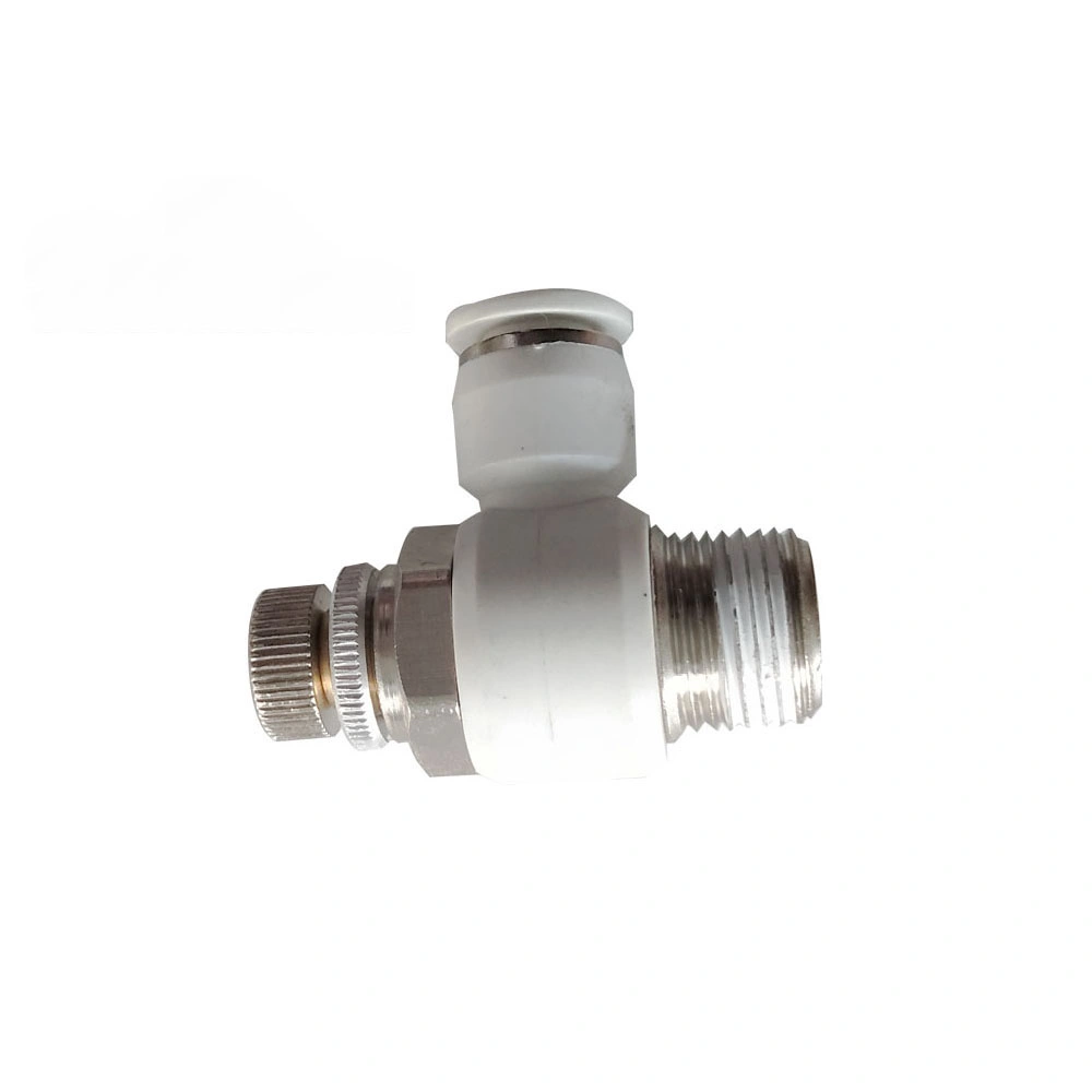 New Business Ideas Black SL Flow Speed Air Volume Control Valve Tube Pneumatic Connector Quick Fittings