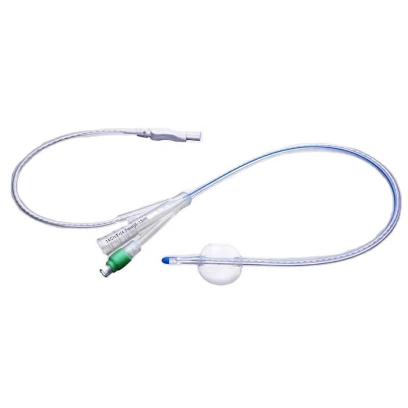 High Temperature Sensing Effect 3-Way Foley Catheter From China