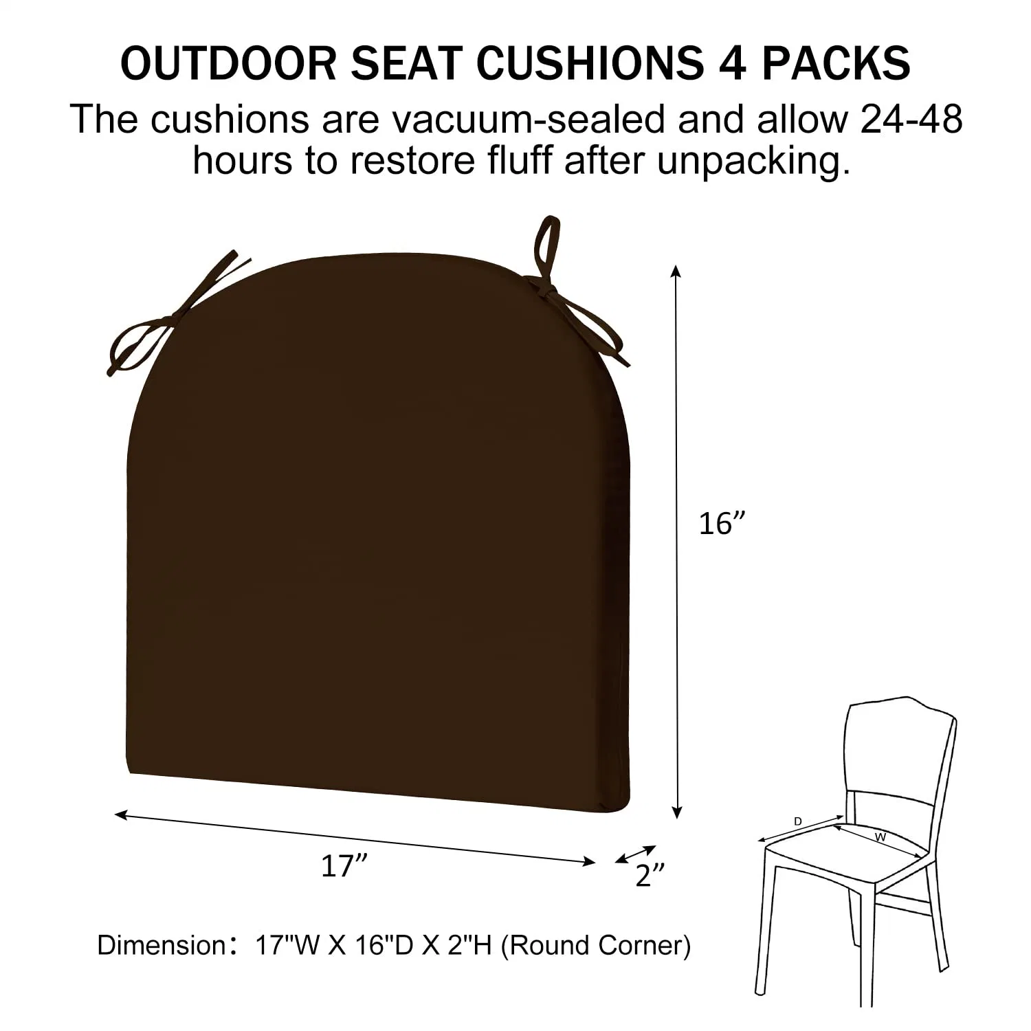 Patio Chair Seat Outdoor Cushion Wholesale/Supplier Outdoor Replacement Rattan Sofa Cushions