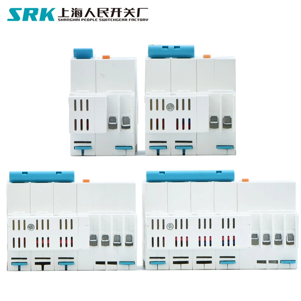 230V 240V 400V 415V AC 3 Phase 63 AMP 63A Electric Earth Leakage Circuit Breaker with Overload ELCB RCBO RCD